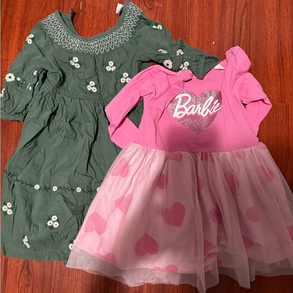 Barbie Pink Heart Tulle Dress for Kids